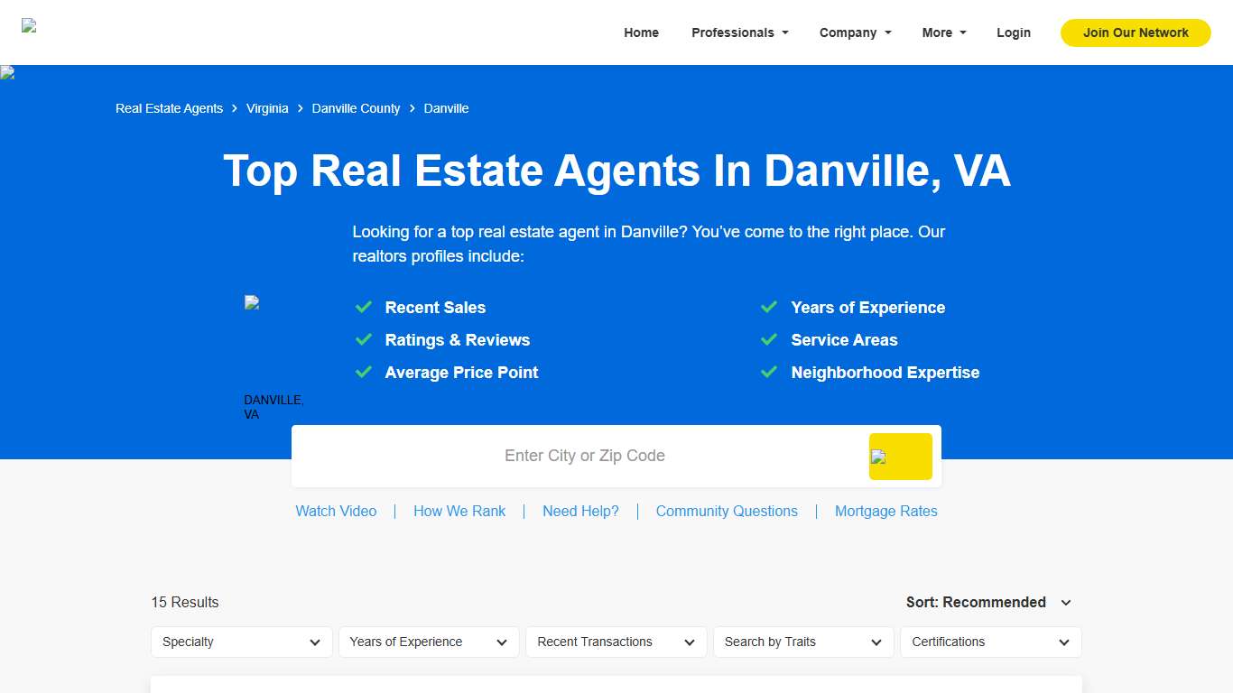 Top Real Estate Agents & Realtors in Danville, VA for 2026 (Verified)